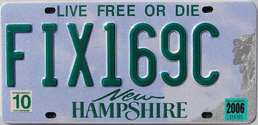 NH license plate FIX169C, click me