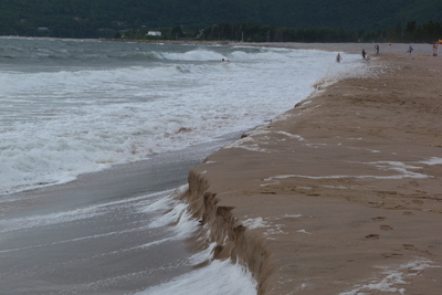 Ingonish Beach berm erosion