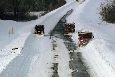 Blizzard of '78: I495 snow plow and car