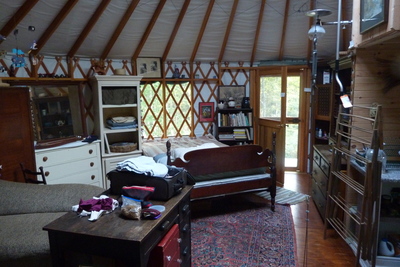 Ellsworth ME yurt living area