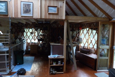 Ellsworth ME yurt kitchen